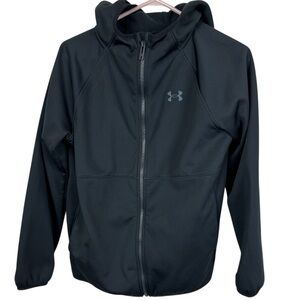 Boys Youth Under Armour Zip Up Soft Shell Jacket sz XL